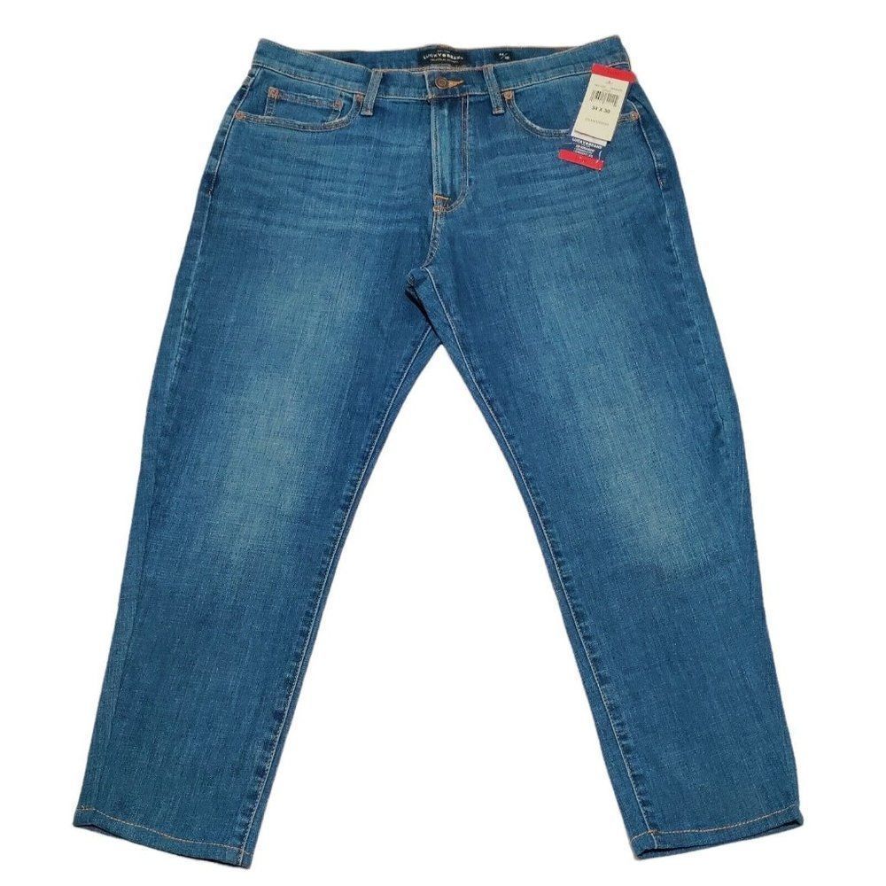 Lucky Brand Men's 221 Original Straight Leg Jeans Dirac Size 34x30 Actual 34x26